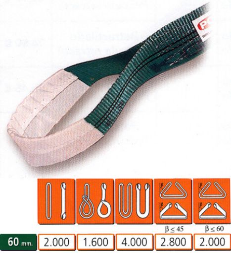 Imagen de Eslinga Pes-Db-60 12M. 2Tm. Ponsa