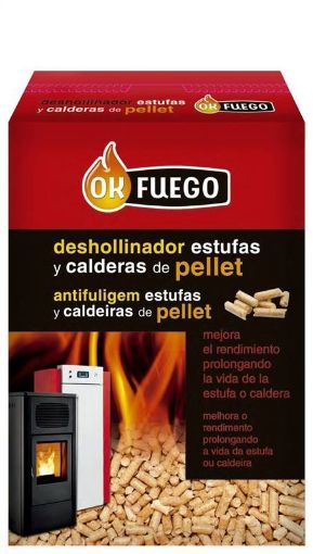 DESHOLLINADOR ESTUFAS PELLET 1.5 KG OK FUEGO