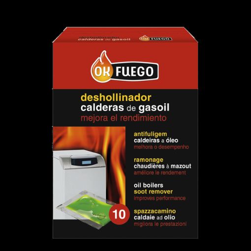 Imagen de Deshollinador Liquido Estufas Gasoil Ok Fuego
