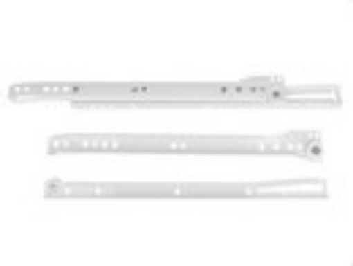 Imagen de Guía De Cajón 20 Acero Blanco 5815