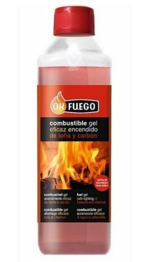 Imagen de Gel De Encendido Barbacoa 500 Ml Ok Fuego