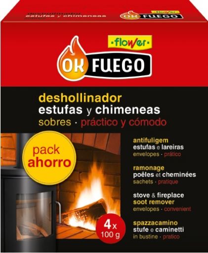 Imagen de Deshollinador Estufas Y Chimeneas 4 X 100 Gramos O
