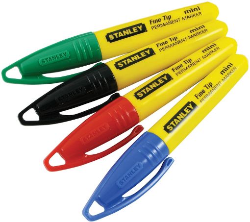 Imagen de Juego De 4 Mini Marcador Permanente Punta Fina 2-4