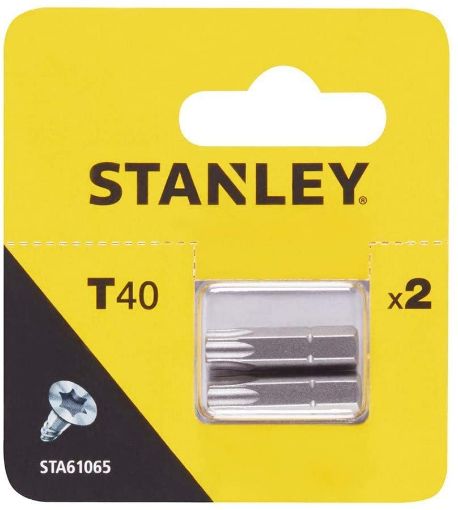 Imagen de Juego 2 Puntas Torx 25Mm T40 1-13-903 Stanley