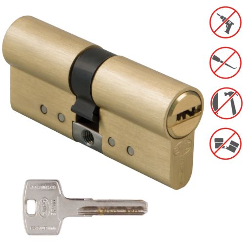 Imagen de Cilindro 10000E Latón Cromado Mate 23095