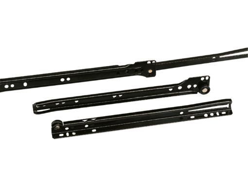 Imagen de Guía De Cajón 20 Acero Negro