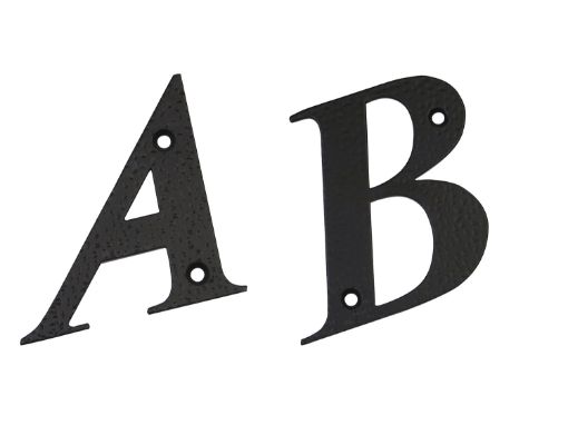 Imagen de Letras Negro Acero Negro 17562