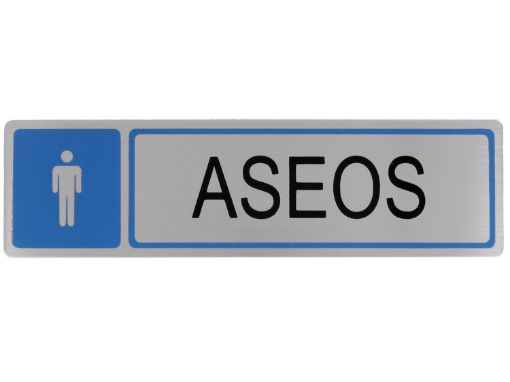 Imagen de Placa Símbolo 52 Acero Inoxidable Mate