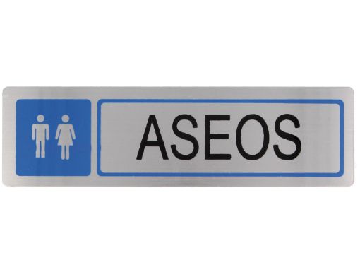 Imagen de Placa símbolo 53 Acero inoxidable Mate 8214