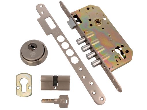 Imagen de Cerradura 101 Acero Cromado Mate 7545