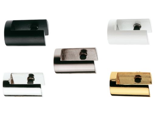 Imagen de Soporte Baldas 36 Zamak Níquel Cepillado