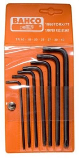 Imagen de Juego 7 Llaves Acodada Torx Invio