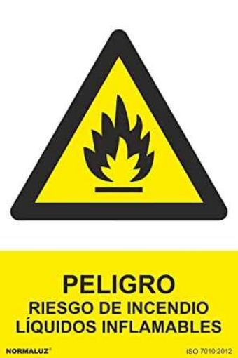 Imagen de Señal Peligro De Incendio Liquido Inflamable