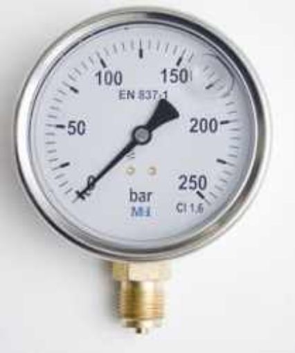 Imagen de Manometro Ø100 Glic. Vert. 1/2 Gas 6055121300