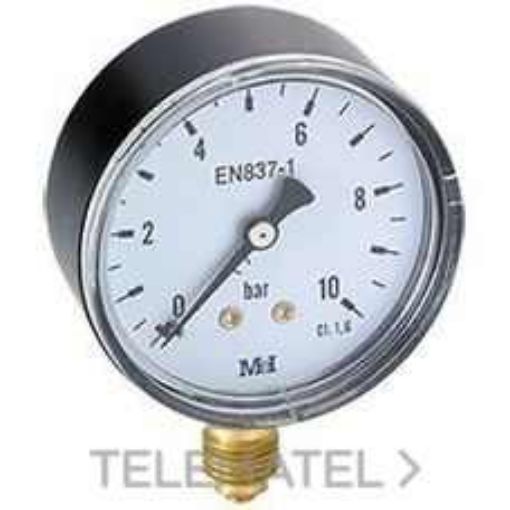 Imagen de Manometro Inox Aguja Maxima 100 7055121600 Hecapo