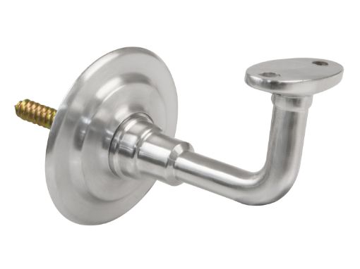 Imagen de Soporte Pasamanos 23 Latón Cromado Mate