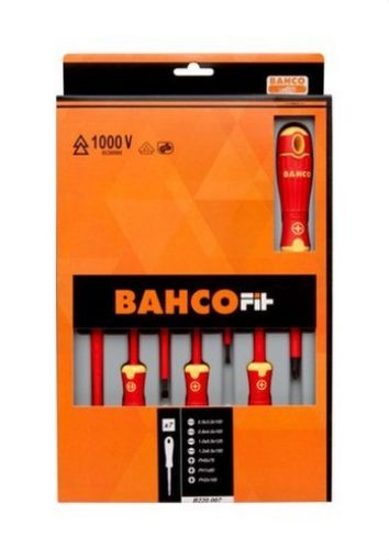 Imagen de Juego 7 Destornillador Bahcofit Aislo