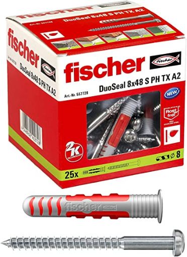 Imagen de Blister 4 Taco Duoseal 6×38 S A2 -4K 557731 Fisch