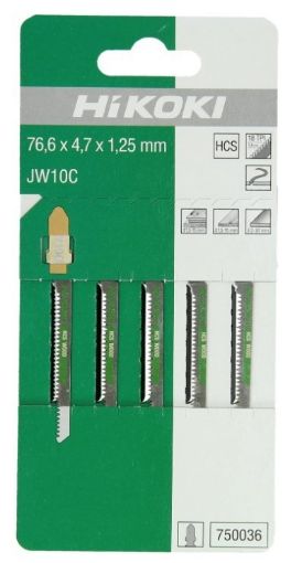 Imagen de Jw10C Hoja De Sierra (5Pzas) 750036 Hitachi