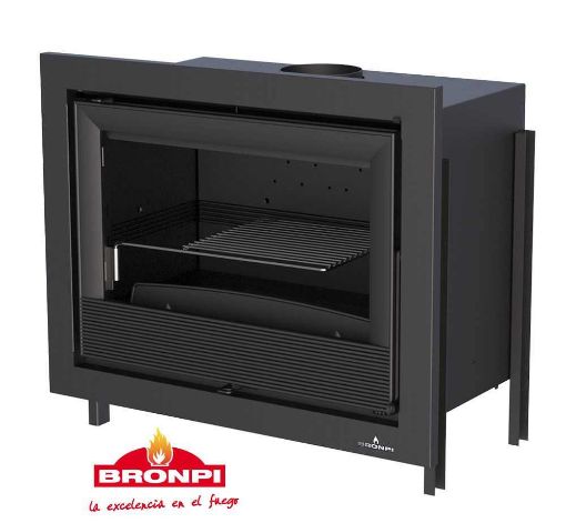 Imagen de Estufa Insertable 12KW PARIS-70 VISION Bronpi