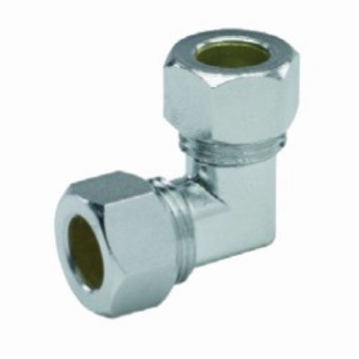 Imagen de Codo Hermeto C-E 10 Cromado
