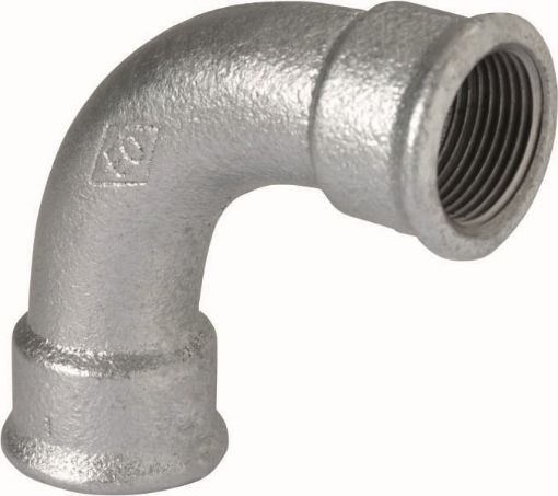 Imagen de F2 Curva 90 H 1/2 Galvanizado