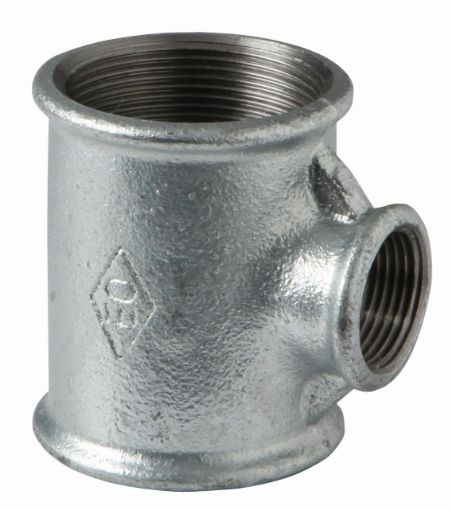 Imagen de F130R Te 90 Reducida 3/4-1/2-1/2 Galvanizado 