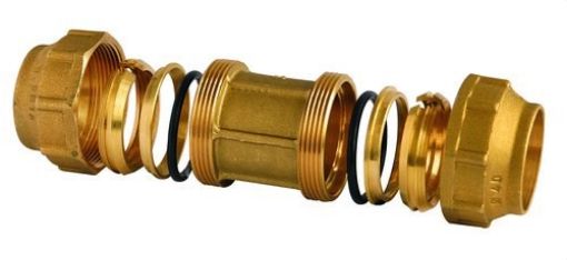 Imagen de Racor Recto Doble Ø40 