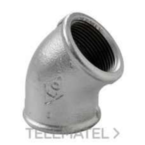 Imagen de F120 Codo 45Hh 1 1/2 Galvanizado 