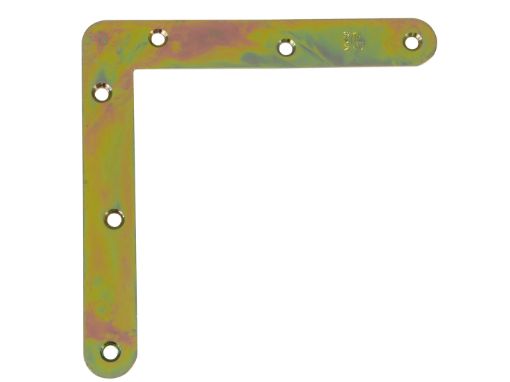 Imagen de Escuadra Plana 2 Acero Bicromatado 941