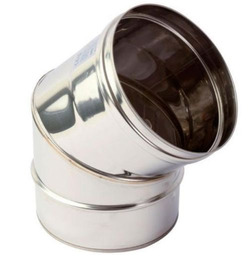 Imagen de Codo Chimenea Galvanizado 125X90