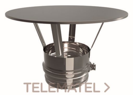 Imagen de Sombrerete Antilluvia 250 Simple Pared