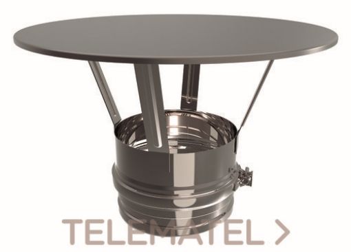 Imagen de Sombrerete Antilluvia 350 Simple Pared