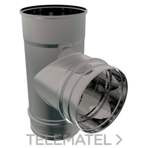 Imagen de Te 90º Sin Tapa 80 Aisi 316 Simple Pared