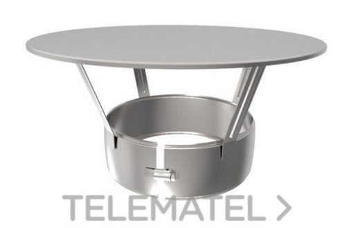 Imagen de Sombrerete Antilluvia 200 Doble Pared Aisi-316
