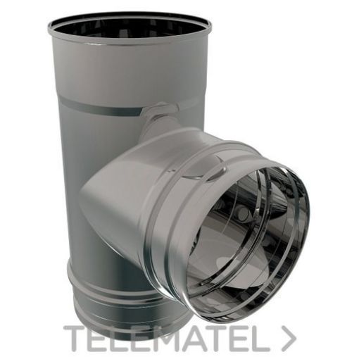 Imagen de Te 90º Sin Tapa 180 Simple Pared