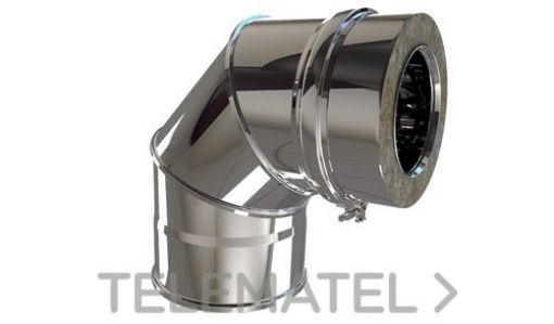 Imagen de Codo 90º Doble Pared 300 Mm 316/304