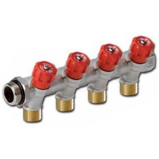 Imagen de Colector Con Válvulas 3/4 4 Salidas 16 