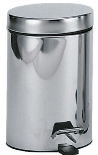 Imagen de Cubeta Higienica Con Pedal 12 Lts Inox