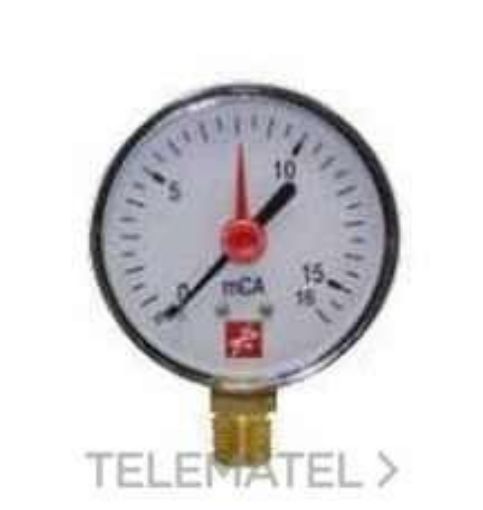 Imagen de Hidrómetro Radial 1/4 Aguja Roja 