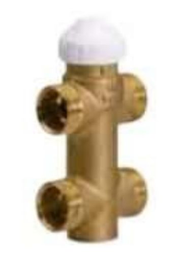 Imagen de Kit Válvula 3 Vias 3/4 Con Actuador Para Fan-Coil FCU3VKITF01 Giatsu