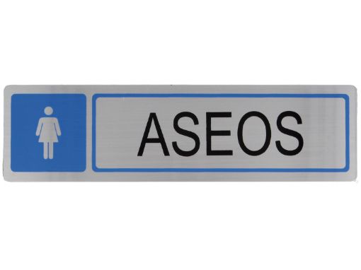 Imagen de Placa Símbolo 54 Acero Inoxidable Mate