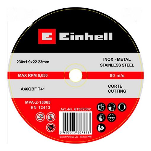 Imagen de Disc Corte 230 X 2Mm Inox Y Metal 61302302