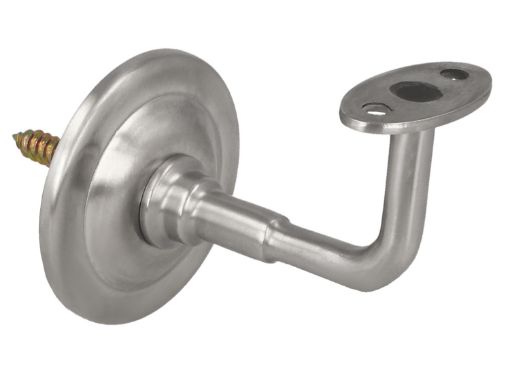 Imagen de Soporte Pasamanos 25 Acero Inoxidable Mate