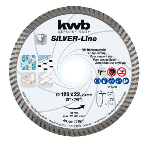 Imagen de Disco Diamante Porcelanico Eco 125X1,2Mm