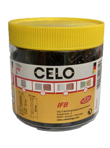 Imagen de Bote 125 Uds Taco Brida 6 Negro 9 946Expifb 