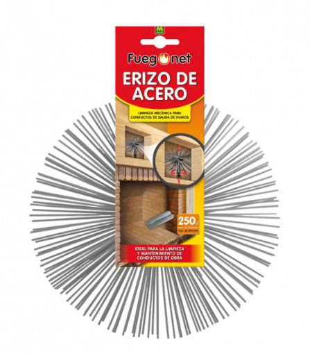 Imagen de Erizo Deshollinador 250 Acero Flower