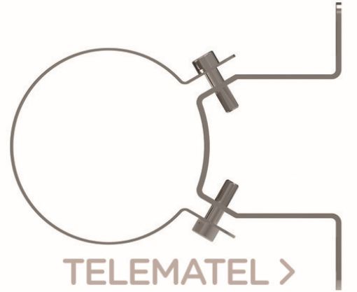 Imagen de Abrazadera Mural Reg 300-350 Doble Pared