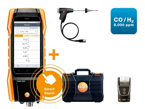 Imagen de Analizador De Combustión 300 Long Life Testo