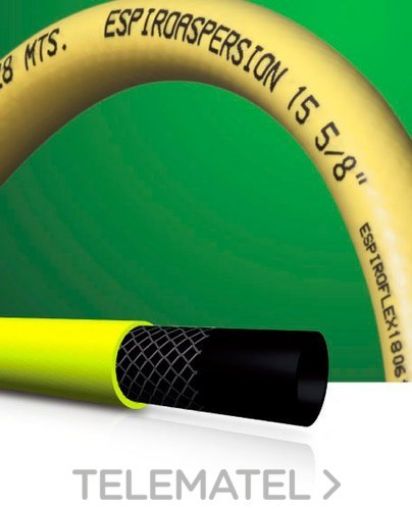 Imagen de ROLLO 50M. MANGUERA ESPIROASP. AMARILLA 25 1